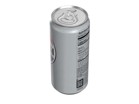 Pepsi Diet Drink Can Sleek 270ml 05 3D Model