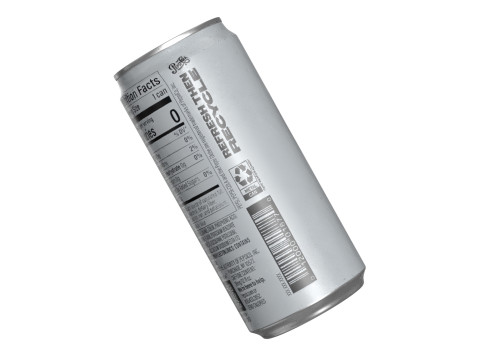 Pepsi Diet Drink Can Sleek 270ml 05 3D Model