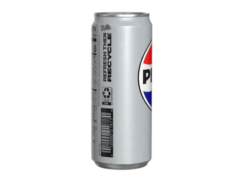 Pepsi Diet Drink Can Sleek 310ml 06 3D Model