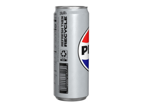 Pepsi Diet Drink Can Sleek 330ml 07 Model 3D