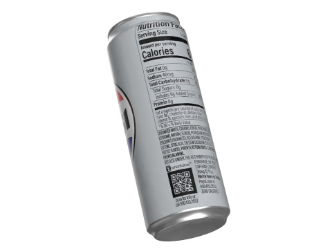 Pepsi Diet Drink Can Sleek 330ml 07 Model 3D