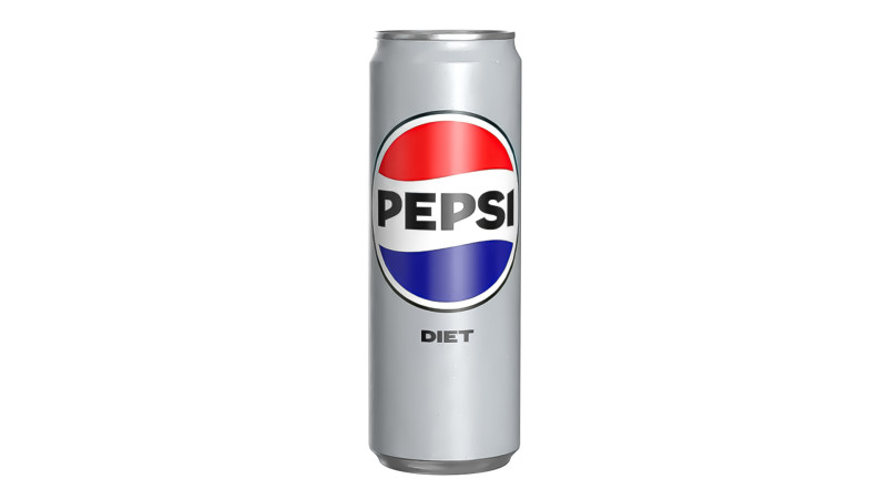 Pepsi Diet Drink Can Sleek 355ml 08 Model 3D .c4d .max .obj .3ds .fbx .stl .blend 