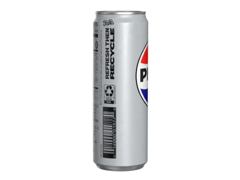 Pepsi Diet Drink Can Sleek 355ml 08 3D Model
