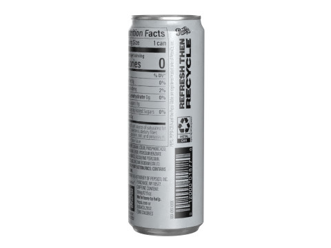 Pepsi Diet Drink Can Sleek 355ml 08 Model 3D