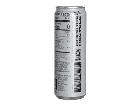 Pepsi Diet Drink Can Sleek 355ml 08 3D Model