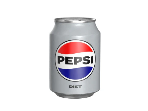 Pepsi Diet Drink Can 250ml 09 3D Model