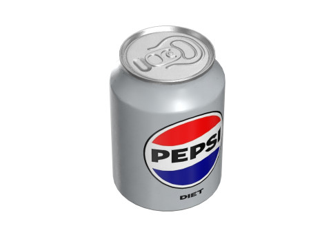 Pepsi Diet Drink Can 250ml 09 3D Model