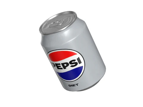 Pepsi Diet Drink Can 250ml 09 3D Model