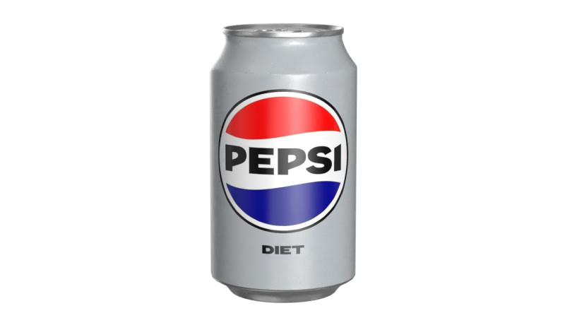 Pepsi Diet Drink Can 330ml 10 Model 3D .c4d .max .obj .3ds .fbx .stl .blend 