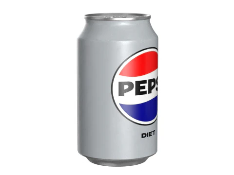Pepsi Diet Drink Can 330ml 10 3D Model
