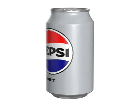 Pepsi Diet Drink Can 330ml 10 3D Model