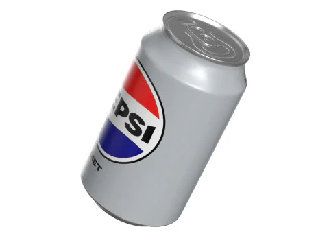 Pepsi Diet Drink Can 330ml 10 3D Model