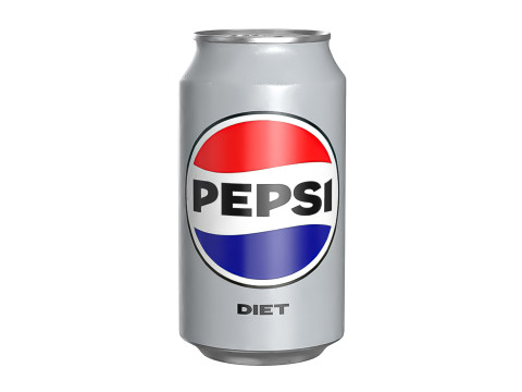 Pepsi Diet Drink Can 355ml 11 3D Model