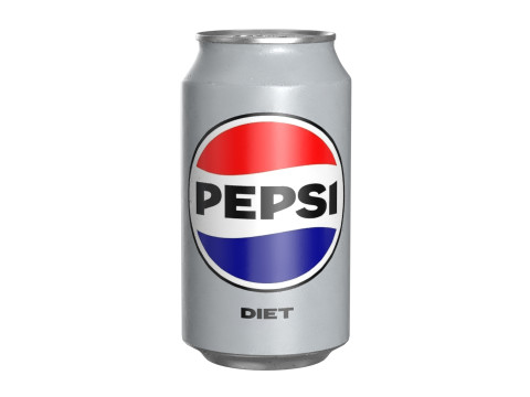 Pepsi Diet Drink Can 355ml 11 3Dモデル