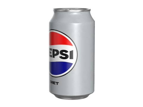 Pepsi Diet Drink Can 355ml 11 3Dモデル