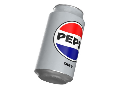 Pepsi Diet Drink Can 355ml 11 3Dモデル
