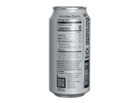 Lata de bebida diet&eacute;tica Pepsi 375ml 12 Modelo 3D