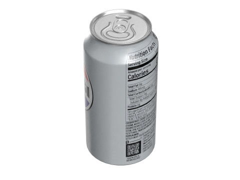 Pepsi Diet Drink Can 375ml 12 3D 模型