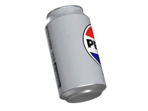 Lata de bebida diet&eacute;tica Pepsi 375ml 12 Modelo 3D