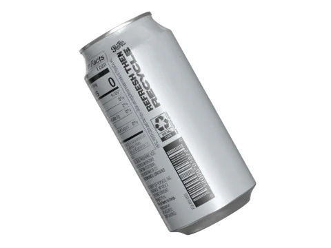 Lata de bebida diet&eacute;tica Pepsi 375ml 12 Modelo 3D