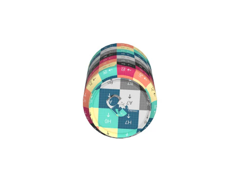 Lata de bebida diet&eacute;tica Pepsi 375ml 12 Modelo 3D