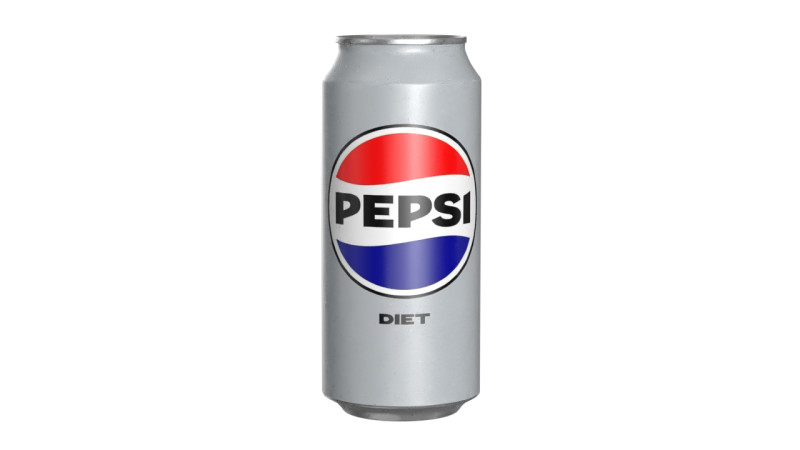 Pepsi Diet Drink Can 473ml 13 Model 3D .c4d .max .obj .3ds .fbx .stl .blend 