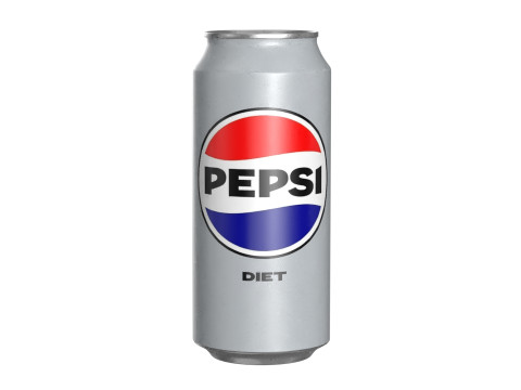 Pepsi Diet Drink Can 473ml 13 3D Model