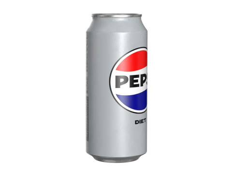 Pepsi Diet Drink Can 473ml 13 Model 3D