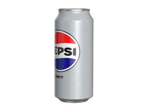 Pepsi Diet Drink Can 473ml 13 Model 3D