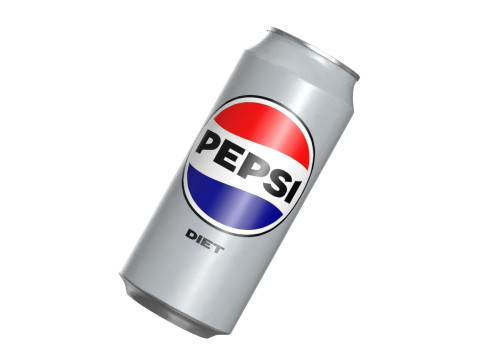 Pepsi Diet Drink Can 473ml 13 Model 3D