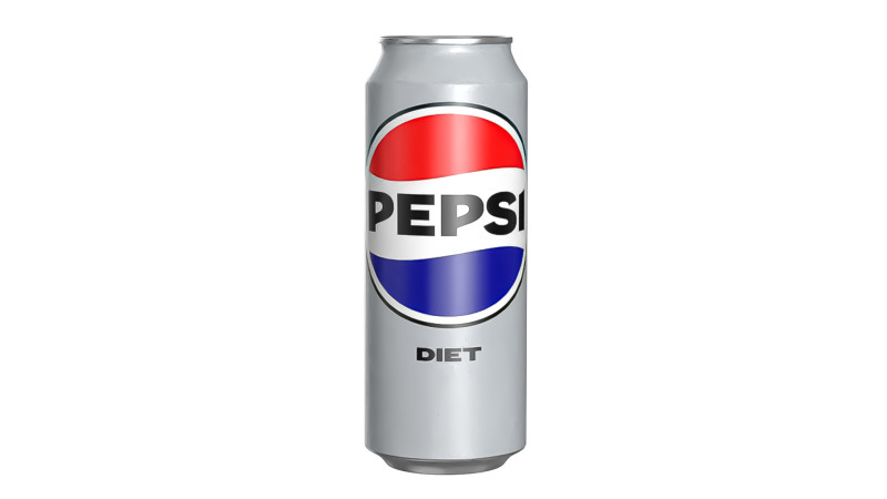 Pepsi Diet Drink Can 500ml 14 3D Модель .c4d .max .obj .3ds .fbx .stl .blend 