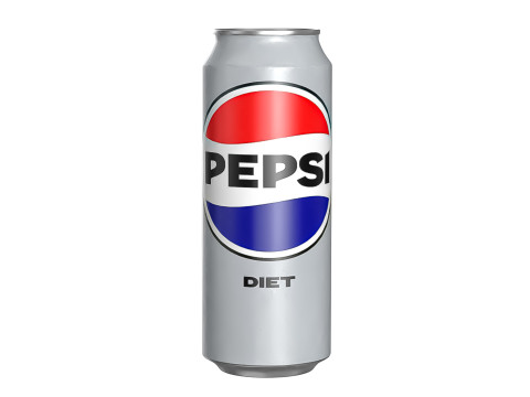 Pepsi Diet Drink Can 500ml 14 3D Модель