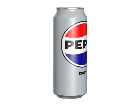 Pepsi Diet Drink Can 500ml 14 3D Модель