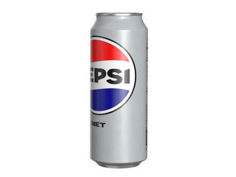 Pepsi Diet Drink Can 500ml 14 3D Модель