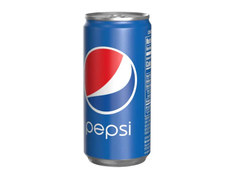 Pepsi Drink Can Slim 190ml 01 3D Model