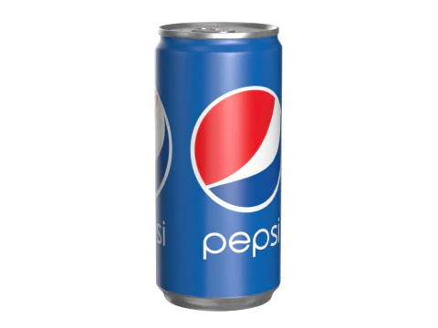 Pepsi Drink Can Slim 190ml 01 3D Model