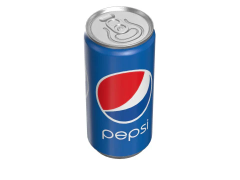 Pepsi Drink Can Slim 190ml 01 3D Model