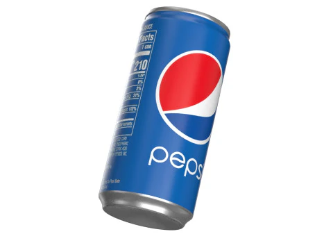 Pepsi Drink Can Slim 190ml 01 3D Model
