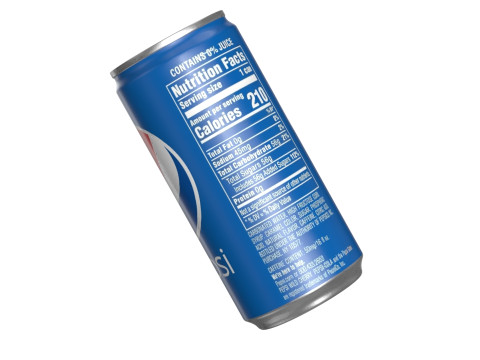 Pepsi Drink Can Slim 190ml 01 3D मॉडल