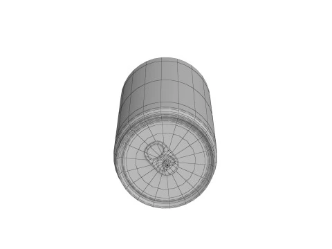 Pepsi Drink Can Slim 190ml 01 3D Model