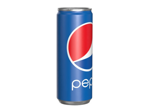 Pepsi Drink Can Slim 250ml 02 3D Model