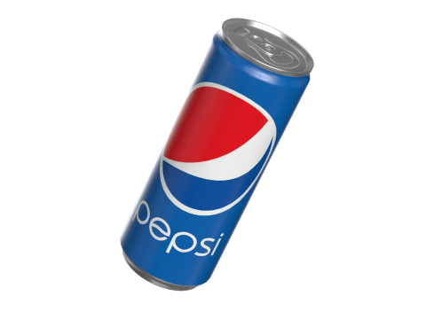 Pepsi Drink Can Slim 250ml 02 3D Model