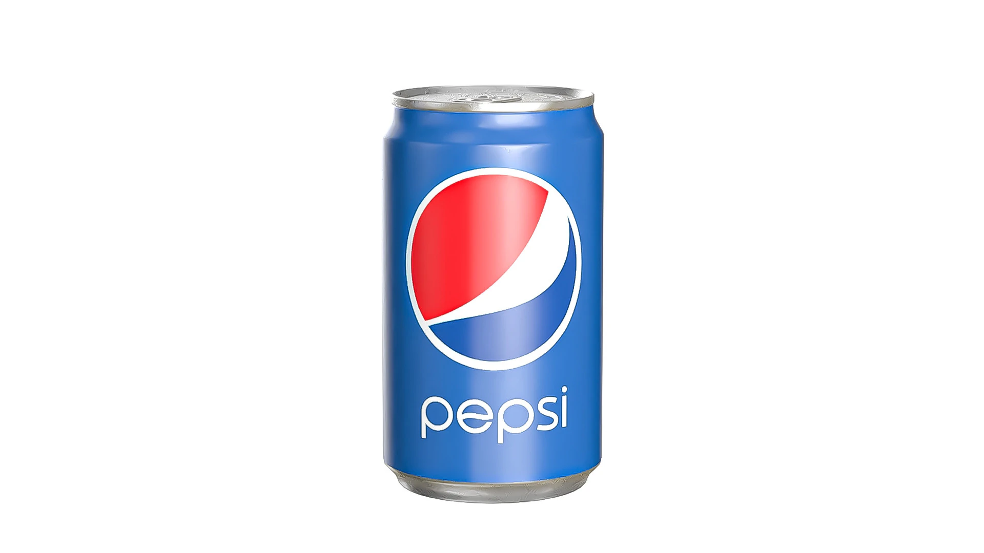 Pepsi Drink Can Sleek 200ml 03 3D Model .c4d .max .obj .3ds .fbx .stl .blend 