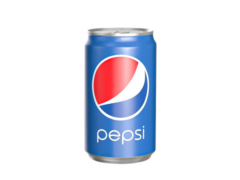 Pepsi Drink Can Sleek 200ml 03 3D Модель