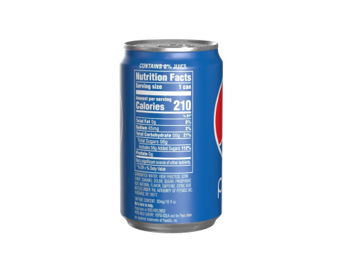Pepsi Drink Can Sleek 200ml 03 3D मॉडल