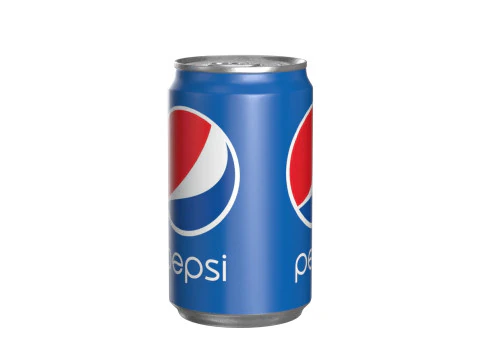 Pepsi Drink Can Sleek 200ml 03 3D Model