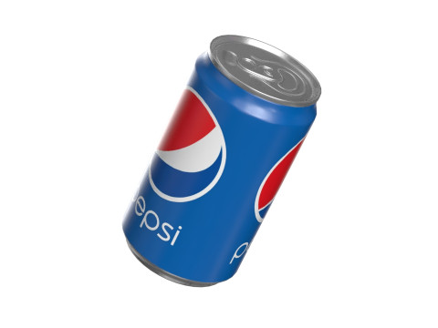 Pepsi Drink Can Sleek 200ml 03 3D मॉडल
