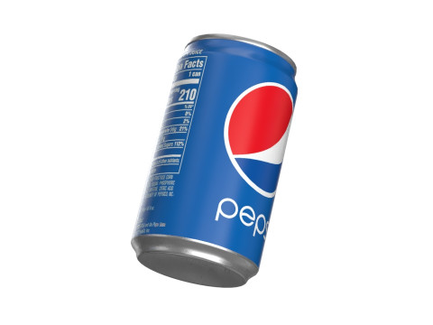 Pepsi Drink Can Sleek 200ml 03 3D मॉडल