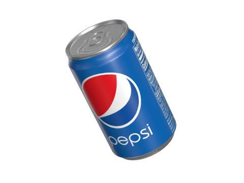 Pepsi Drink Can Sleek 200ml 03 3D मॉडल
