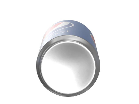Pepsi Drink Can Sleek 200ml 03 3D Model